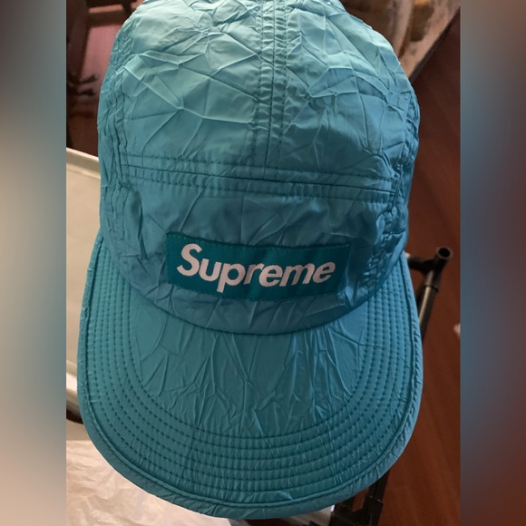 Authentic Supreme Nylon soft ball camp cap unisex wrinkle look - Picture 4 of 13